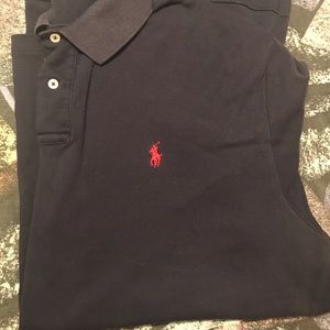 Collard polo shirt